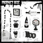 Halloween Decorations for Home Office 8PCS Farmhouse Tiered Tray Decor - Image 5