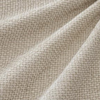 MIULEE Soft Decorative Chenille Pillow Covers Cream 16x16 Pack of 4 - Image 2