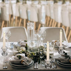 84 Pcs Clear Glass Candlestick Holders Taper Candle Holder Bulk 2.5 Inch Candle Stick Holder for Table Centerpiece Mantel Wedding Housewarming Gift Rustic Vintage Valentines Dinning Decoration (Clear) - Image 4