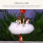 MACKENZIE-CHILDS Patience Brewster 12 Days Christmas Ornament, Decorative Hanging Ornament for Christmas Tree, 6 Geese a-Laying - Image 2