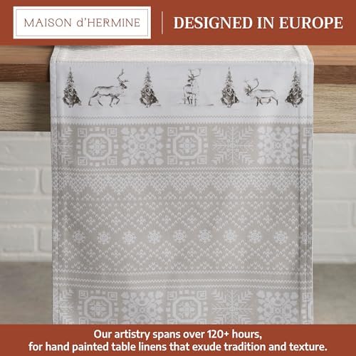 Maison d' Hermine Table Runner 100% Cotton 14.50" x 108" (Double Layer) - Image 2