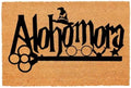 Funny Coir Doormat Alohomora Welcome Front Porch Patio Decor Doormat for The Entrance Way Indoor% Outdoor Personalized Rug with Heavy-Duty Non Slip Outdoor Coconut Coir Doormat 23.6 x 15.7inch by XLQHYH