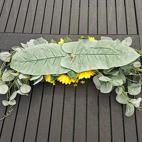 Wedding Arch Flowers 30 Inch Rustic Artificial Floral Swag Decor - Image 6