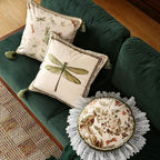 ISAENNE Designer French Velvet Throw Pillow Covers,Set of 4-Grace ABCD - Image 3