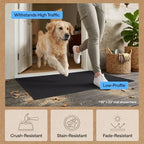 GORILLA GRIP® HydroABSORB Door Mat for Indoor Outdoor Use, 72x24 Black - Image 5