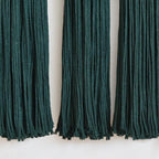 Macrame Wall Hanging Green Boho Wall Decor Handmade Fiber Art 15.7"W*39"L - Image 7