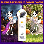 Lewondr 35" Skeleton Halloween Decorations Outdoor - Image 2
