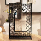 iwa concept Islamic Mihrab Acrylic Tabletop Decor - Arabic Calligraphy Mirror Effect Shelf Art - Modern Ramadan & Eid Home Decoration - Elegant Muslim Gift for Desk & Bookshel - Image 6