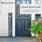 BARNWOODUSA Wooden Welcome Sign for Front Door 5 Foot, 5-Foot, SlateBlue - Image 2