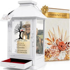 Memorial Lantern with Photo Frame & Keepsake Drawer | Ready-to-Gift Box by STILLWIND