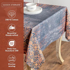 Maison d' Hermine Table Cloth Rectangle Table Reusable 100% Cotton 70"x90" - Image 2