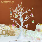 NUPTIO Artificial White Tree Branch for Christmas, Wedding, 22.8 Inch - Image 3