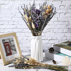 Layhit 4 Pack Large Size Boho Dried Flowers 15-17 Inch, Lavender - Image 6