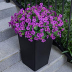 20 Bundles Artificial Flowers for Outdoor, Fake Plants Spring Decor,Fuchsia - Image 6