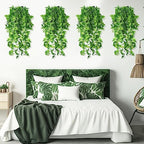 Hoteam 18 Pcs Artificial Hanging Greenery Plants, Pothos - Image 3