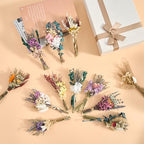 12/24PCS Handmade Dried Flower Bouquet with Stems Natural Dried Wildflowers 7.5 Inch Mini Dry Flowers for Vase Farmhouse Decor, Wedding Styling, Photography Props, Gift DIY(24pcs, Lavender) - Image 3