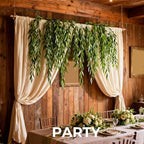 Fake Willow Leaves Vine Twigs,Artificial Willow Leaf,100 Pcs 70.8 in Faux Ivy Greenery Garland Hanging Plants Decoration for Indoor Outdoor Jungle Party Home Room Garden Wedding Wall Decor - Image 5