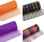5 Rolls Halloween Deco Mesh Ribbon for Wreaths Crafts Supplies - Image 5