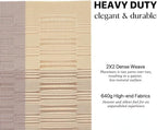 LEXMORE PlaceMats Set of 12 Vinyl/Plastic Woven Place Mats for Kitchen Table Indoor/Outdoor Washable PlaceMat Wipeable Dining Table Mats(Gold Dune) - Image 3