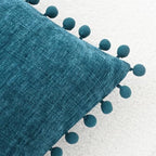 CaliTime Decorative Couch Throw Pillow Covers 22 X 22 Inches Ocean Blue - Image 3