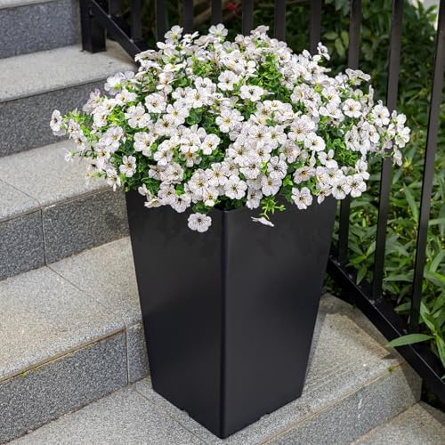 20 Bundles Artificial Flowers for Outdoor, Fake Plants Spring Decor,White - Image 6