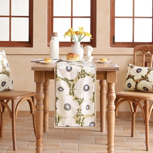bilin gaier Designer French Linen Table Runner,71"x12"-Hidaka - Image 2