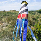 In the Breeze 4665 — 3D Lighthouse Windsock — Hanging Outdoor Beach Decoration for Yards, Gardens - Image 5