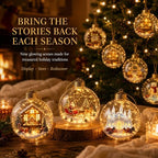 Glowing Christmas Story Ornaments, 9-Piece Light Up Mini Scene Set (Set A) - Image 7
