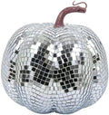 Fun World Disco Tile Pumpkin Decoration, 7.28 in, Silver by Unknown