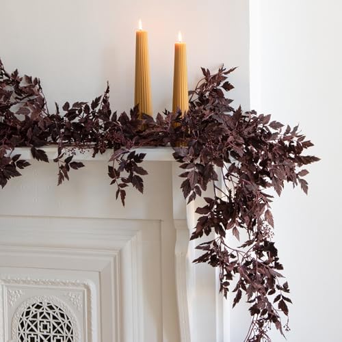 Afloral Plum Cimicifuga Seeded Garland - 6' - Image 6