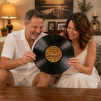Personalized Family Name Sign, Custom Faux Vinyl Record Wall Decor, Retro LP Music Lover Plaque, Flat MDF Board with Realistic 3D Print (Not a Real Vinyl LP), Vintage Bar and Man Cave Art - Image 2