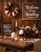 18inch Aisle Flower Garland Centerpieces, Burgundy & Blush Rose - Image 4