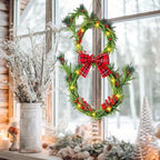 3 Pcs 22.75 Inches Christmas Wreath Winter Snowman Wire Forms - Image 3