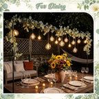 5 Pcs Over the Table Rod Stand, Black, Eucalyptus Garland - Image 6