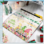 Tinideya 12 Pcs Seasonal Welcome Doormats, 10 x 22 Inches,Gnome Style - Image 2