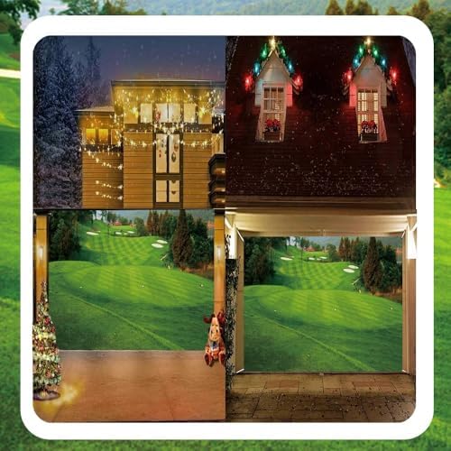 7x8ft Golf Course Garage Door Decorations Green Grass Spring Natural Scenery Golf Themed Backdrop Golf Banquet Decor Golf Sports Party Baby Shower Birthday Party Supplies Studio Props - Image 3