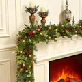 Joyhalo 6FT Christmas Garland with Lights Battery Operated by Joyhalo
