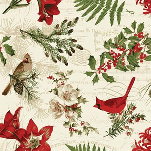 Park Designs Nature Sings Cardinal Napkin Set of 4 - Image 3