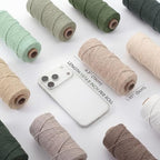 Timgle 20 Rolls Macrame Cord 3 mm X 875 Yards, Spring Colors - Image 5