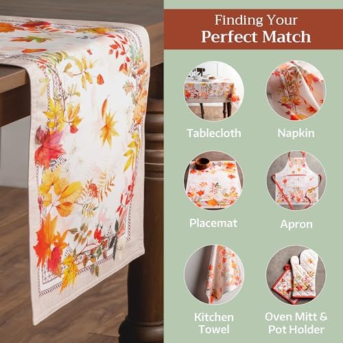 Maison d' Hermine Table Runner 100% Cotton 14.50" x 108" (Double Layer) - Image 6