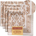 Maison d' Hermine Cloth Napkins Set of 4 Reusable 100% Cotton (20" x 20") by MaisondHermine