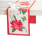Maison d' Hermine Table Runner 100% Cotton 14.50" x 108" (Double Layer) by MaisondHermine