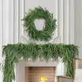 4 Pack Christmas Norfolk Pine Garlands 6FT, Real Touch Greenery by GeegoodsLLC