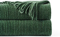 BATTILO HOME Dark Green Throw Blanket for Couch, 60"x80" by BATTILOHOME