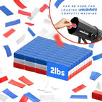 JAPJA America Tissue Paper Confetti Bulk Refill, Red, White & Blue, 2.2lb - Image 4
