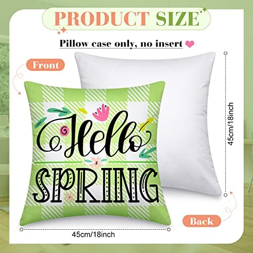 Tatuo 16 Set Holiday Pillow Covers 18 x 18 Inch Summer Seasonal Throw Pillow Covers Flower Gnome Decorative Cushion Pillowcases for Farmhouse Home Couch Sofa Decor - Image 2