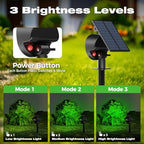 nipify Solar Spot Lights Outdoor Waterproof, Landscape Spotlights - Image 3