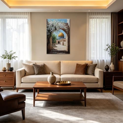 Islamic Wall Art Mosque Painting Wall Decor(Mosque-4,16x24inch (40x60cm)) - Image 2