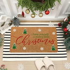 Moucuny 2 Pcs Christmas Outdoor Mat, Non Slip by Moucuny