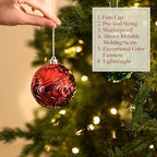 Valery Madelyn 100ct Christmas Tree Decorations Variety Ball Ornaments Set - Image 5